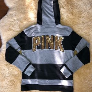 Victoria’s Secret Pink Bling Hoodie Small NWT